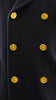 Star Collar Black Police Overcoat