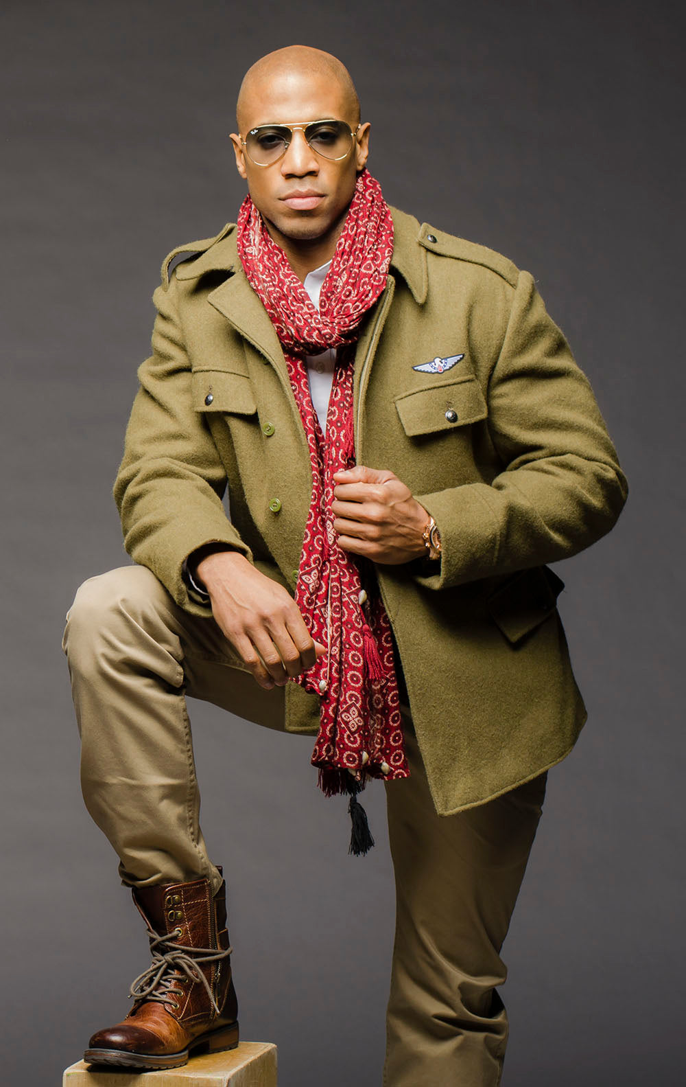 Wool deals jacket green