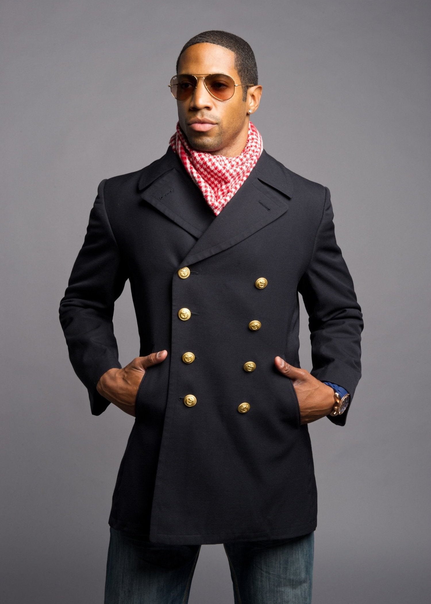 Vintage pea coat top