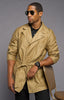 Khaki Safari Style Jacket