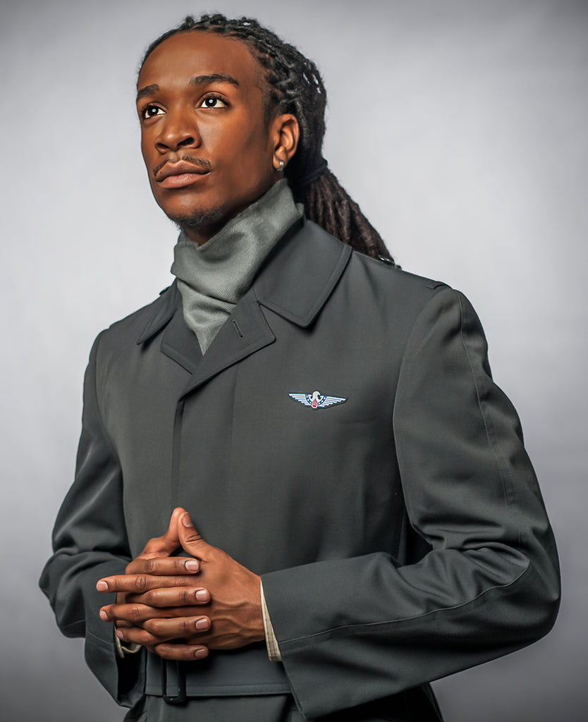Pilot online trench coat