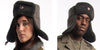 Uni-Sex Army Bomber Style Gray Ushanka Winter Hat