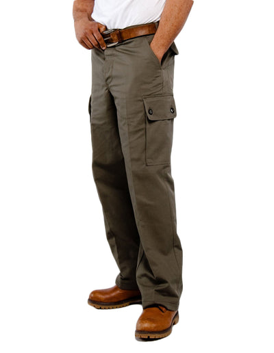 Army Green Classic Cargo Pants