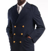 Blue Gabardine Airforce Overcoat - Top Rank Vintage