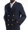 Blue Gabardine Airforce Overcoat - Top Rank Vintage
