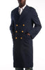 Blue Gabardine Airforce Overcoat - Top Rank Vintage