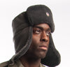 Uni-Sex Army Bomber Style Gray Ushanka Winter Hat