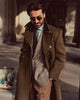 Light Brown Hungarian Army Double Cuffed Overcoat - Top Rank Vintage