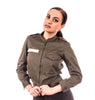 Olive Drab Green Air Force Aviator Bomber Jacket