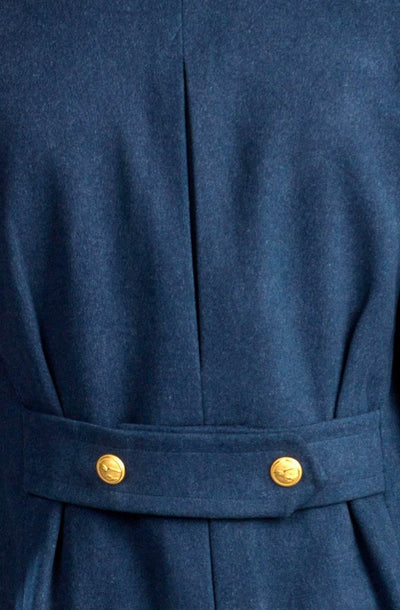 Aeronautica Militare Officer's Wool Blue Overcoat - Top Rank Vintage