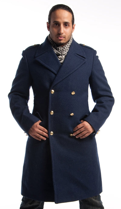 Royal Blue Air Force Officer Coat - Top Rank Vintage