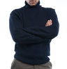 Navy  Wool Turtle Neck Sweater - Top Rank Vintage