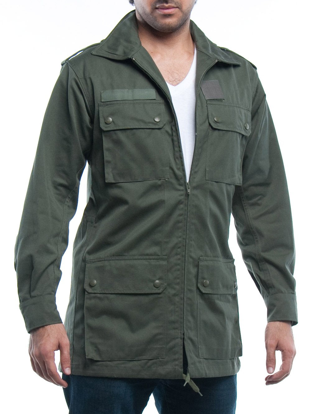 Army Green Four Pocket Jacket Ver. 2 – Top Rank Vintage